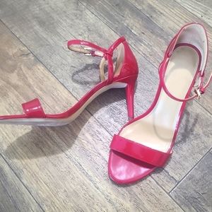Michael Kors Simone Mid Sandal Red 8